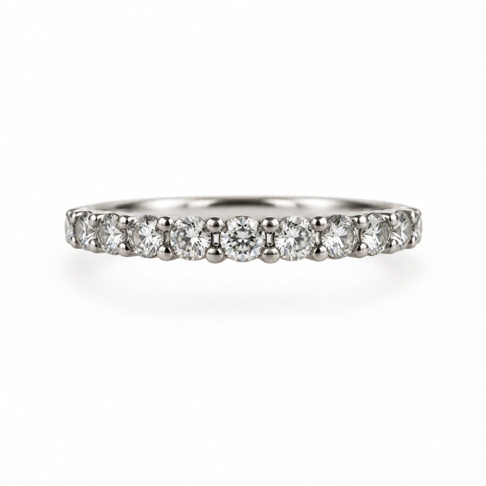 Anillo Cube — Anillo de plata 925 con circones