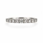 Anillo Cube — Anillo de plata 925 con circones
