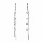 Aretes Lara — Aretes de plata 925 con circones