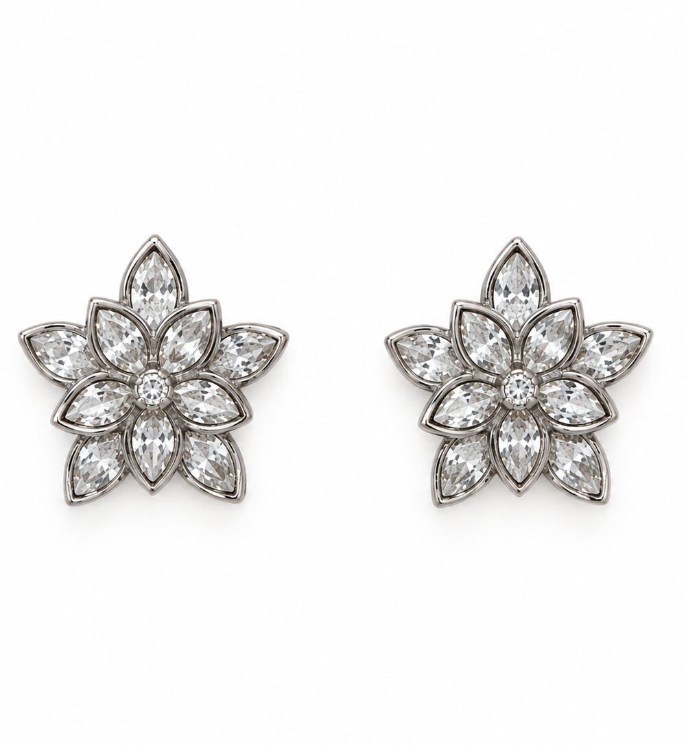 Aretes Lyra — Aretes de Plata 925 con Circones Largo: 5 cms