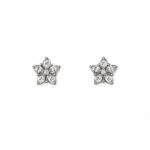 Aretes Pi — Aretes de plata con circones