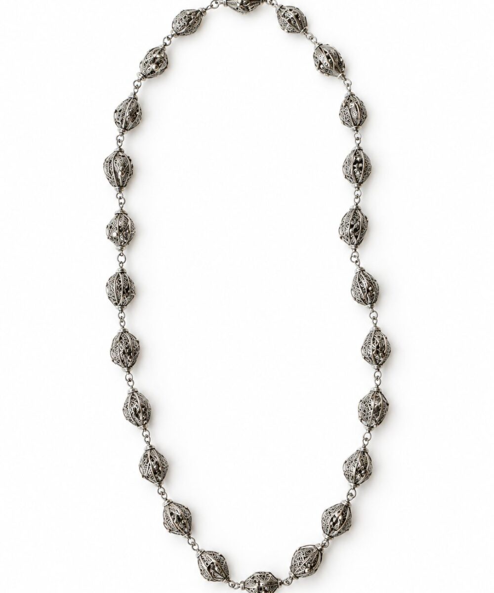 Collar Pirita — Collar de Pirita con Alpaca