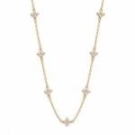 Collar Side — Collar de plata con circones